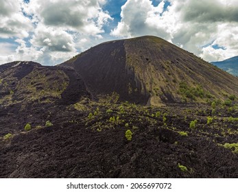 Panoramic View Of Paricutin Volcano In Michoacan, Mexico.