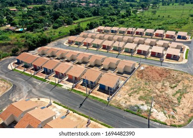 Panoramic view of popular housing. Great landscape. - Shutterstock ID 1694482390