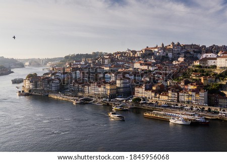 Similar – Image, Stock Photo Douro and old town of Porto