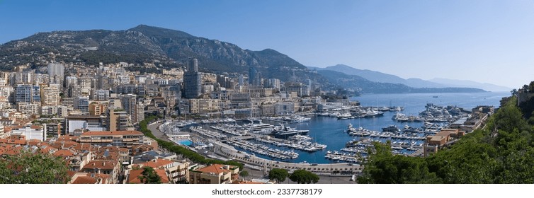 Panoramic view of the Principality of Monaco.  - Powered by Shutterstock