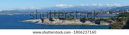 panoramic view of a reef in spain