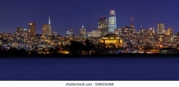 Panoramic View San Francisco Downtown Viewed Stock Photo (Edit Now