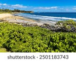 Panoramic View of  Shipwreck Beach, Kauai, Kawaii, USA