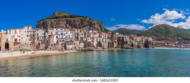 Panoramic View Of Cefalù – Sicily; Italy