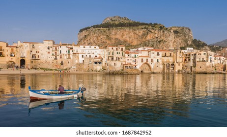 Panoramic View Of Cefalù – Sicily; Italy