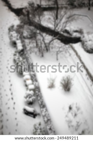 Similar – Letzter Schnee Winter