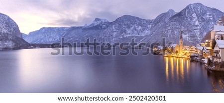Similar – Image, Stock Photo View of Hallstatt, Austria