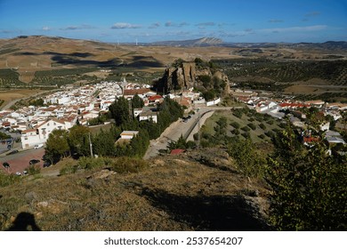 Panoramic view of the southern Spanish village of Ardales, Malaga province, Andalusia, Spain, Western Europe. - Powered by Shutterstock