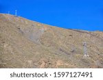 Panoramic view of the teide volcano