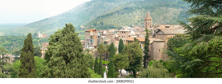 Panoramic View Of Tivoli, Italy