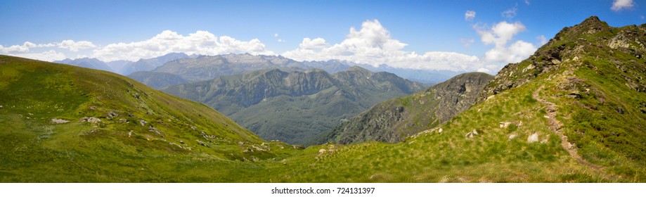 Panoramic View at the Top of the Mountain