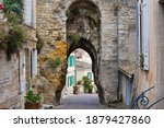 panoramic view of town on gironde and the garonne