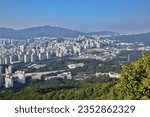    A panoramic view of Uiwang-si, Gyeonggi-do, where apartments are concentrated                            