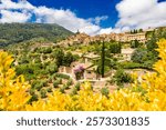 Panoramic view of Valldemossa - village in the Tramuntana Mountains of Majorca - 1725