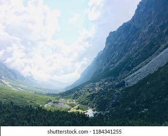 Panoramic view of valley