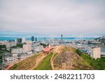 Panoramic view of Vladivostok from Burachka hill