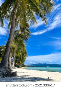 Panoramic view of the White Beach, Boracay 