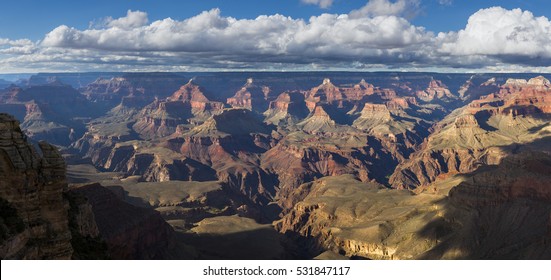 panoramic views of the Grand Canyon of the United States on the Colorado River