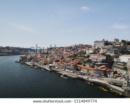 Similar – Image, Stock Photo Douro and old town of Porto