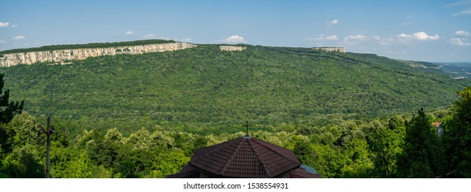 Panoramic Views Of The Valley And Slopes Of The Yantra River Near The Town Of Veliko Tarnovo. Bulgaria.