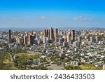 Panoramica de Barranquilla, Atlántico, Colombia, Ciudad del Carnaval y Puerta de Oro