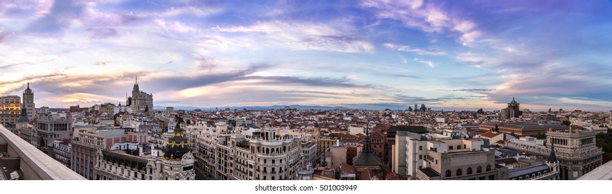 Madrid Panorama Bilder Stockfotos Und Vektorgrafiken Shutterstock