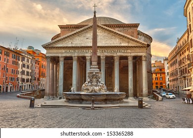 Pantheon In Rome, Italy