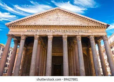 The Pantheon, Rome, Italy.