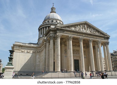 The Pantheon Which Is A Building In The Latin Quarter In Paris