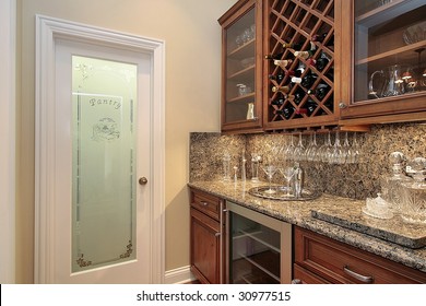 Pantry In Luxury Home