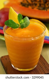 Papaya Mango Smoothie