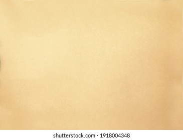 A paper background of a yellowish color with a rough surface aged by time.Texture or background