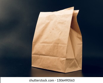 Paper Bag Packaging For Food. Fast Food With You.