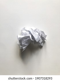 Paper Ball On White Desk