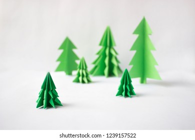 Paper Christmas Trees 