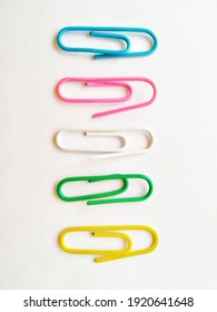 Paper Clip Art With Various Colours