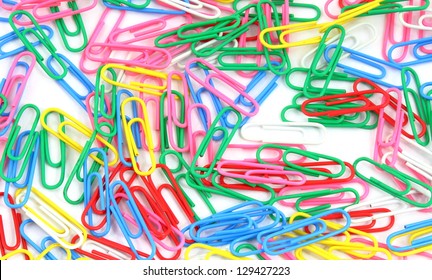 Paper Clips Background Stock Photo 129427223 | Shutterstock