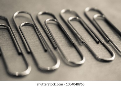 Paper Clips Closeup