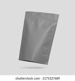 Paper coffee bags mockup template with copy space for your logo or graphic design