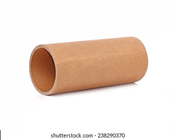 Paper core with white background