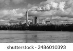 paper factory (upm kymmene) in kouvola, Finland