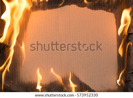 Paper Fire Board Stock Photo Edit Now 573952330 Shutterstock