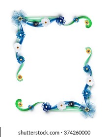 Paper flowers quilling frame