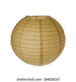 Paper Lantern Isolated On White Background