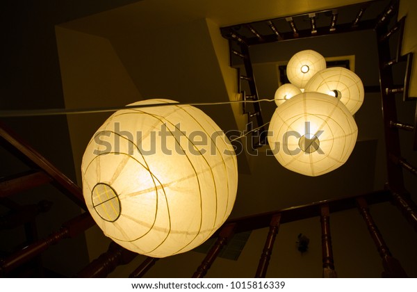 Paper Lanterns Hanging Ceiling Chinese Paper Stock Photo Edit Now