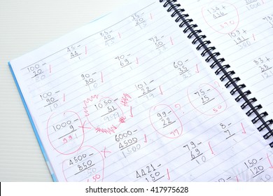 paper with maths calculation