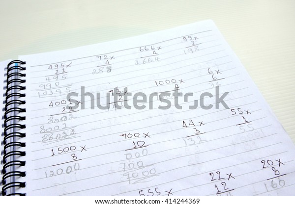 paper with maths\
calculation