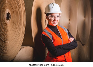 Paper Mill Factory Worker