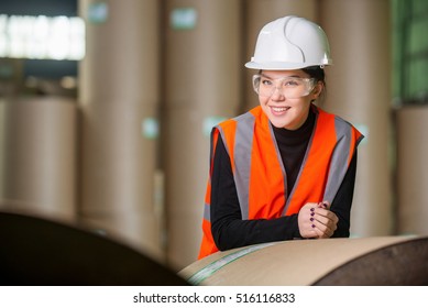 Paper Mill Factory Worker