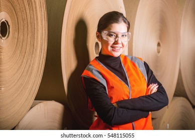 Paper Mill Factory Worker